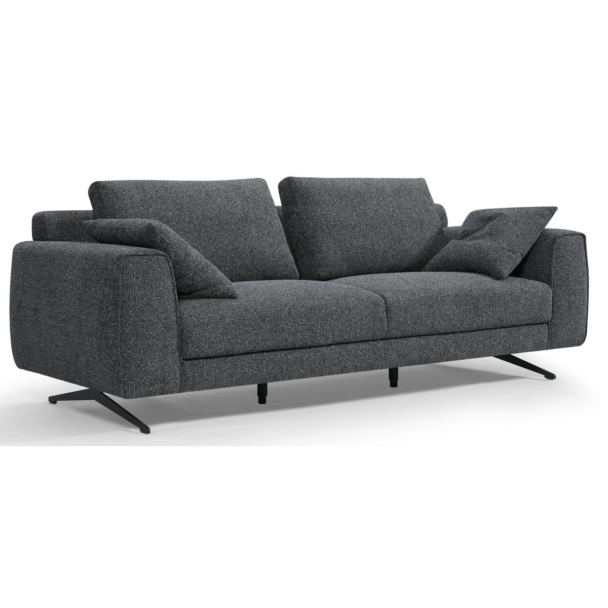 Detroit 3-Sitzer Sofa - Stoffbezug Grau - FURNHOUSE