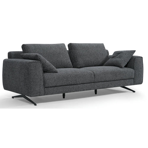 3-Sitzer Sofa - Stoffbezug Grau - FURNHOUSE