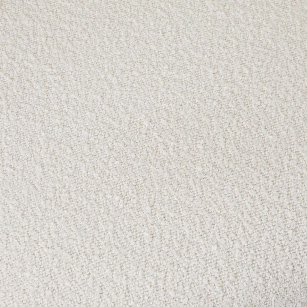 Diana Barhocker 2er Set - Bouclé-Stoff Weiß - FURNHOUSE