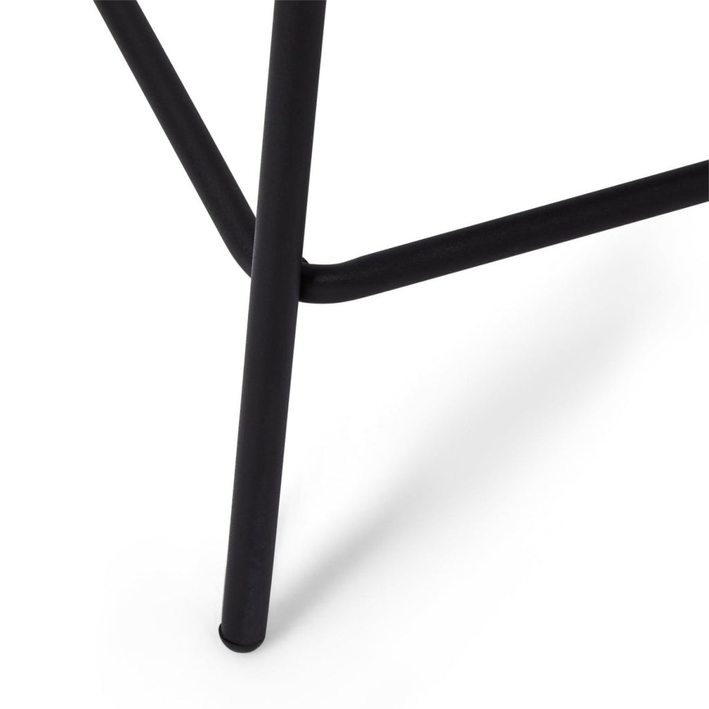 Diana Barhocker 2er Set - Bouclé-Stoff Weiß - FURNHOUSE