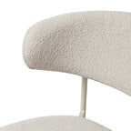 Diana Esszimmerstühle 2er Set - Bouclé-Stoff Beige - FURNHOUSE