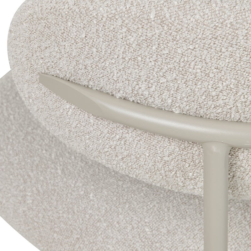 Diana Esszimmerstühle 2er Set - Bouclé-Stoff Beige - FURNHOUSE