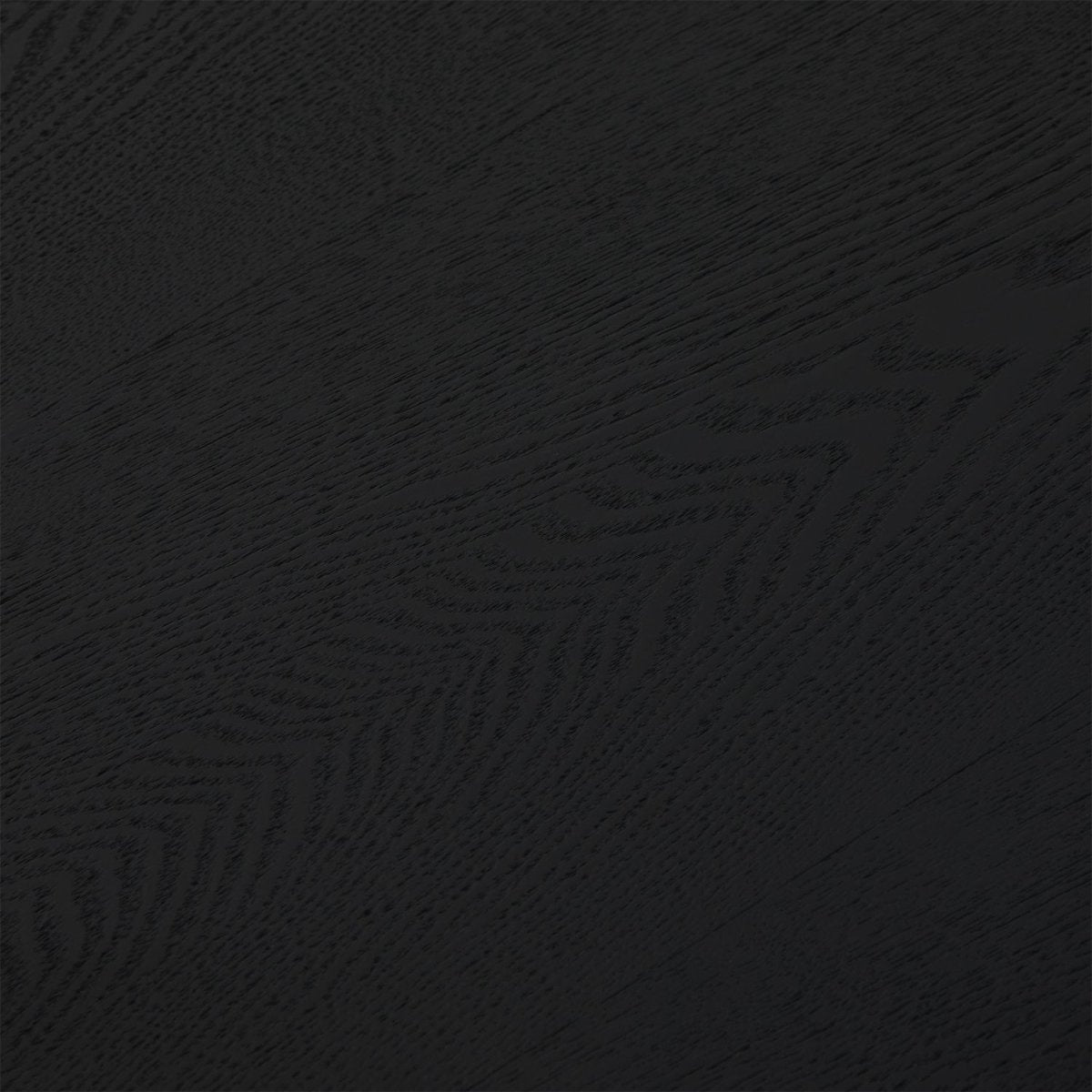 Essgruppe mit 4 Stühle und Esstisch - ø120 cm Schwarz - FURNHOUSE