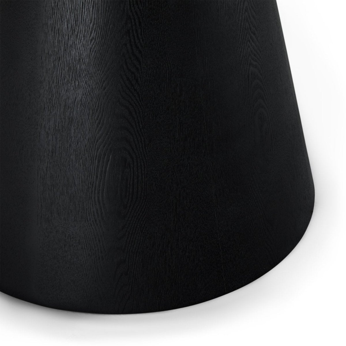 Essgruppe mit 4 Stühle und Esstisch - ø120 cm Schwarz - FURNHOUSE