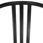 Essgruppe mit 4 Stühle und Esstisch - ø140 cm - Ausziehbar bis 240 cm Schwarz - FURNHOUSE