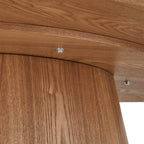 Essgruppe mit 6 Stühle und Esstisch - 160x90 cm Wildeiche - FURNHOUSE