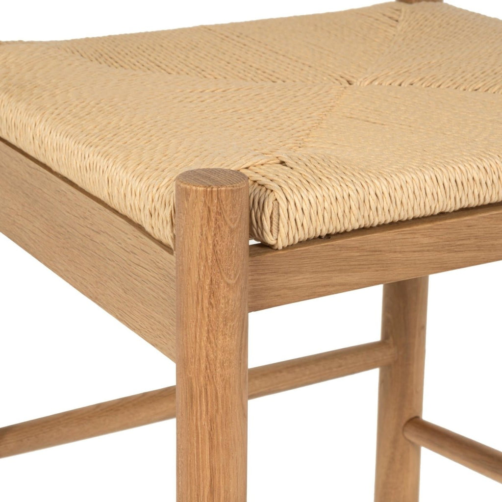 Essgruppe mit 6 Stühle und Esstisch - ø120 cm - Ausziehbar bis 220 cm Wildeiche - FURNHOUSE