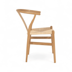 Essgruppe mit 6 Stühle und Esstisch - ø120 cm - Ausziehbar bis 220 cm Wildeiche - FURNHOUSE