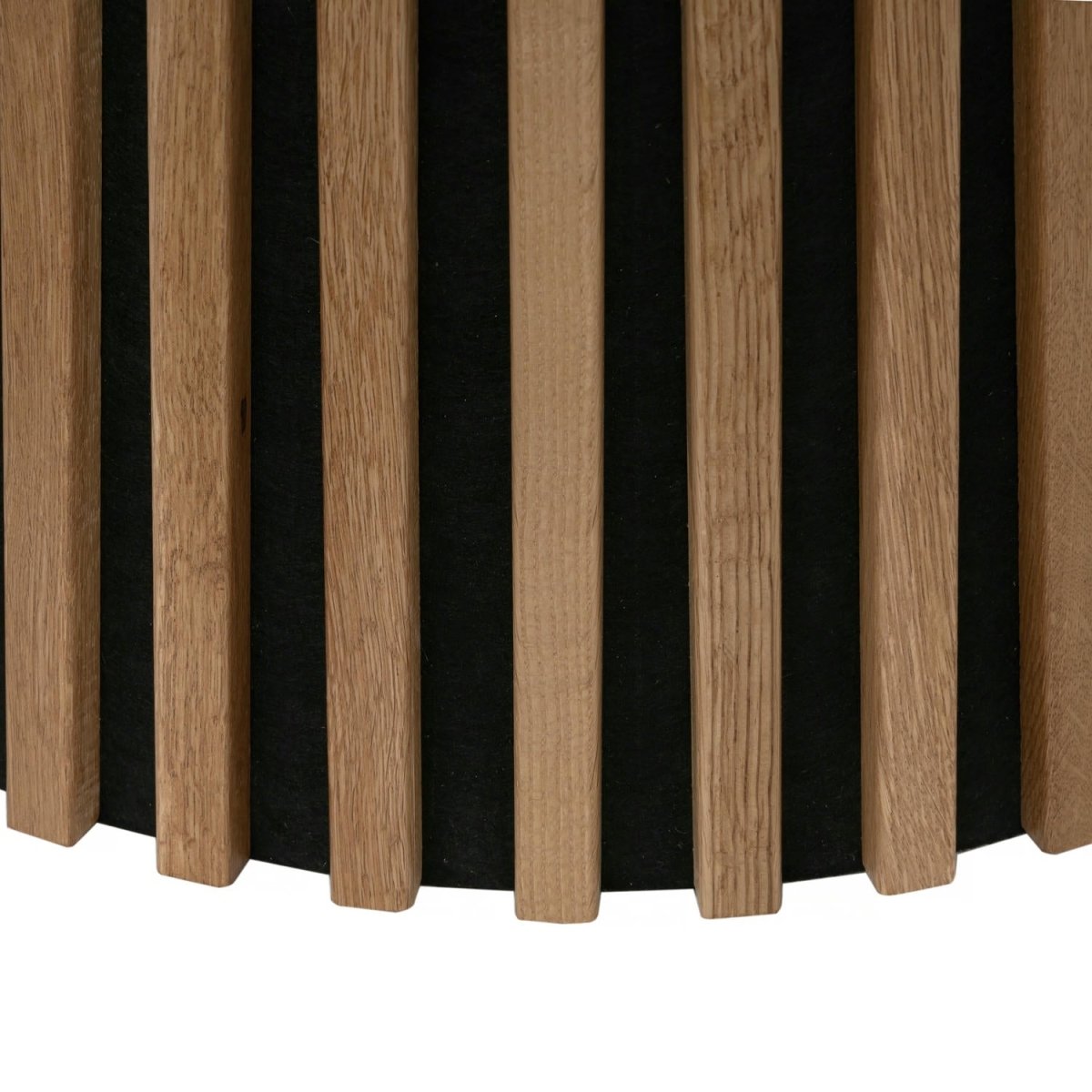 Essgruppe mit 6 Stühle und Esstisch - ø120 cm - Ausziehbar bis 220 cm Wildeiche - FURNHOUSE