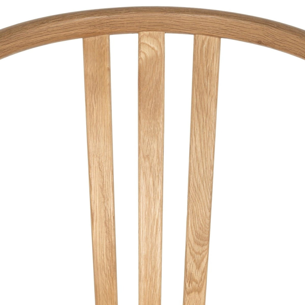 Essgruppe mit 6 Stühle und Esstisch - ø120 cm - Ausziehbar bis 220 cm Wildeiche - FURNHOUSE