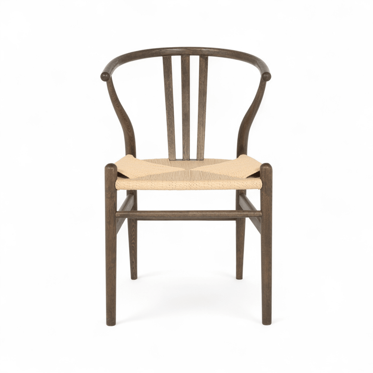 Essgruppe mit 6 Stühle und Esstisch - ø140 cm - Ausziehbar bis 240 cm Räuchereiche - FURNHOUSE