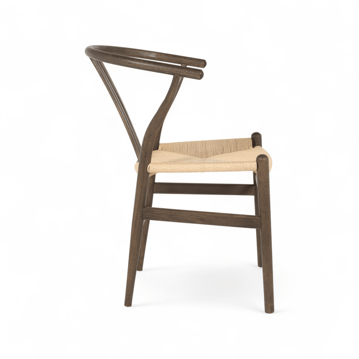 Essgruppe mit 6 Stühle und Esstisch - ø140 cm - Ausziehbar bis 240 cm Räuchereiche - FURNHOUSE