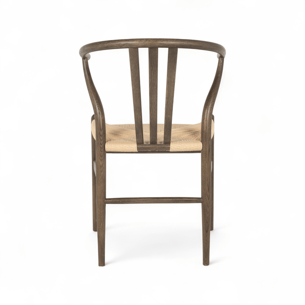 Essgruppe mit 6 Stühle und Esstisch - ø140 cm - Ausziehbar bis 240 cm Räuchereiche - FURNHOUSE