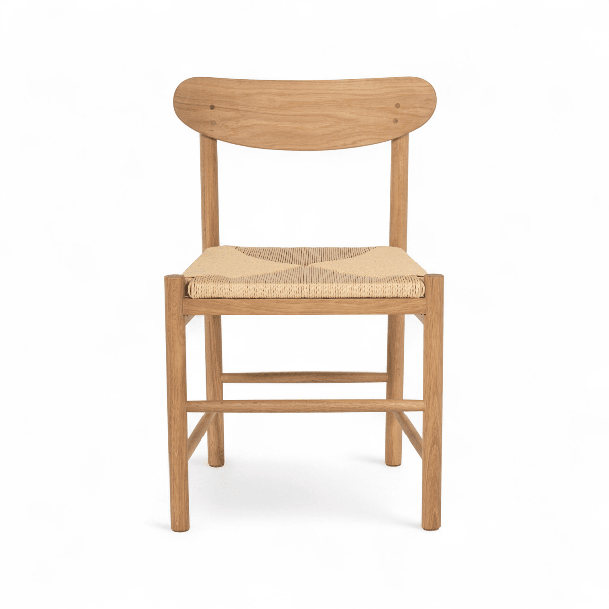 Essgruppe mit 6 Stühle und Esstisch - ø140 cm - Ausziehbar bis 240 cm Wildeiche - FURNHOUSE