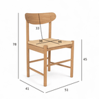 Essgruppe mit 6 Stühle und Esstisch - ø140 cm - Ausziehbar bis 240 cm Wildeiche - FURNHOUSE