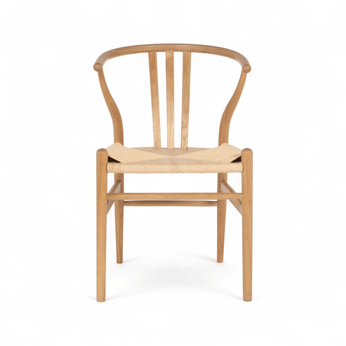 Essgruppe mit 6 Stühle und Esstisch - ø140 cm - Ausziehbar bis 240 cm Wildeiche - FURNHOUSE