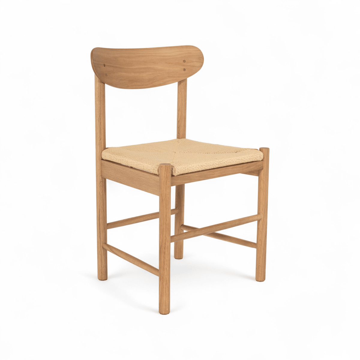 Essgruppe mit 6 Stühle und Esstisch - ø140 cm - Ausziehbar bis 240 cm Wildeiche - FURNHOUSE