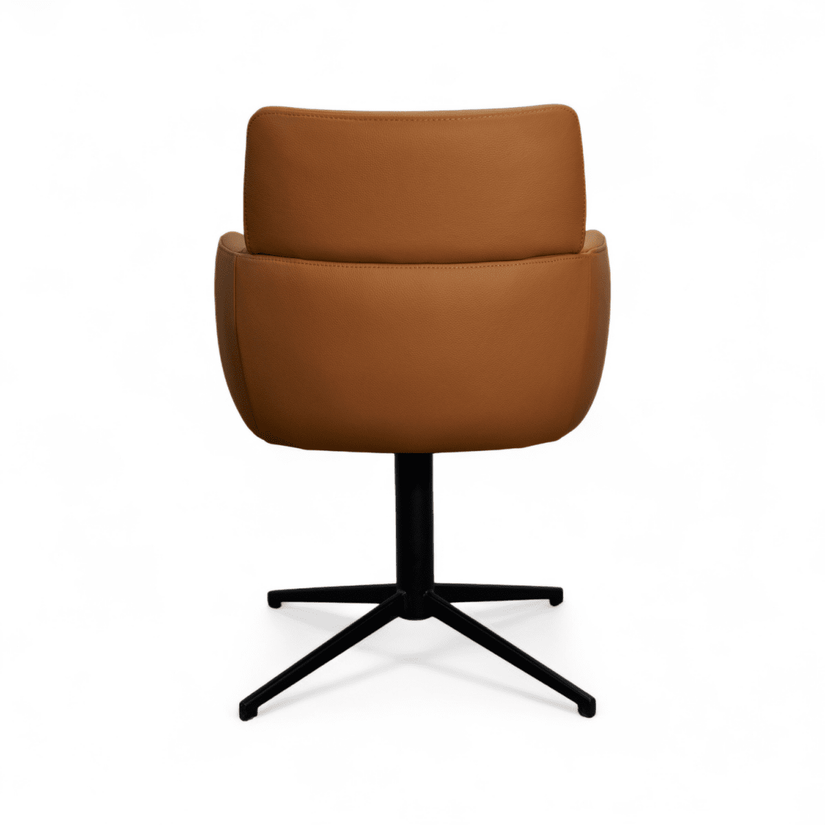 Esszimmerstuhl mit Armlehne - Drehbar - Hellbraun - FURNHOUSE