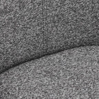 Helena Esszimmerstühle 2er Set - Drehbar, Bouclé-Stoff Grau - FURNHOUSE