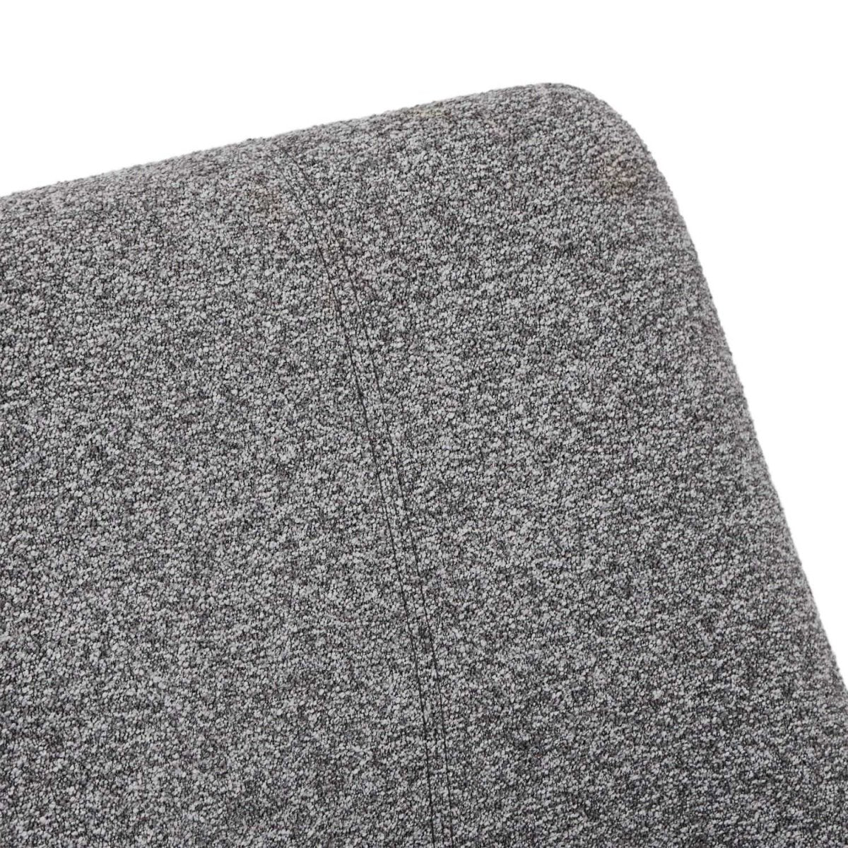 Helena Esszimmerstühle 2er Set - Drehbar, Bouclé-Stoff Grau - FURNHOUSE