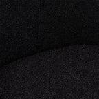 Helena Esszimmerstühle 2er Set - Drehbar, Bouclé-Stoff Schwarz - FURNHOUSE