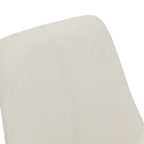 Helena Esszimmerstühle 2er Set - Drehbar, Bouclé-Stoff Weiß - FURNHOUSE