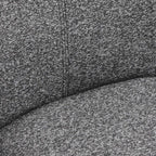 Helena Esszimmerstühle mit Armlehne 2er Set - Drehbar, Bouclé-Stoff Grau - FURNHOUSE