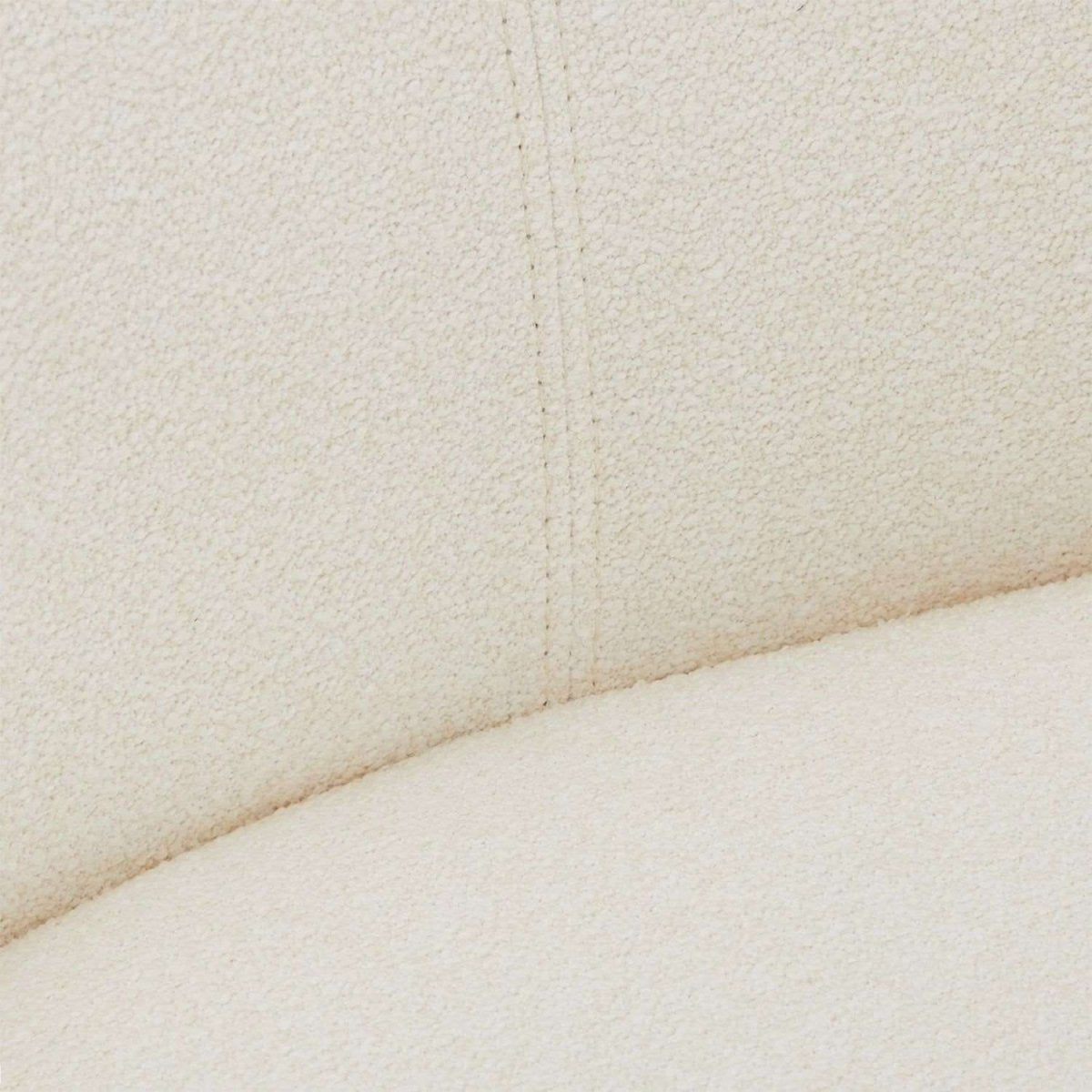 Helena Esszimmerstühle mit Armlehne 2er Set - Drehbar, Bouclé-Stoff Weiß - FURNHOUSE