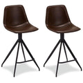 2er Set Barhocker - Braun - FURNHOUSE