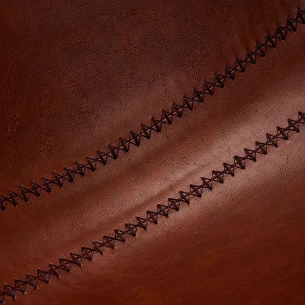 Isabel Barhocker 2er Set - Kunstleder Cognac Braun - FURNHOUSE