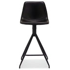 Isabel Barhocker 2er Set - Kunstleder Schwarz - FURNHOUSE