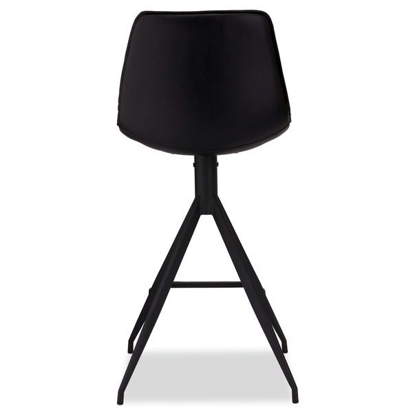 Isabel Barhocker 2er Set - Kunstleder Schwarz - FURNHOUSE