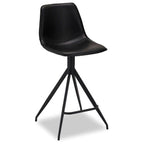 Isabel Barhocker 2er Set - Kunstleder Schwarz - FURNHOUSE