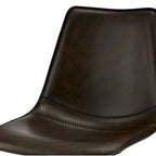 Isabel Esszimmerstühle 2er Set - Drehbar, Kunstleder Braun - FURNHOUSE