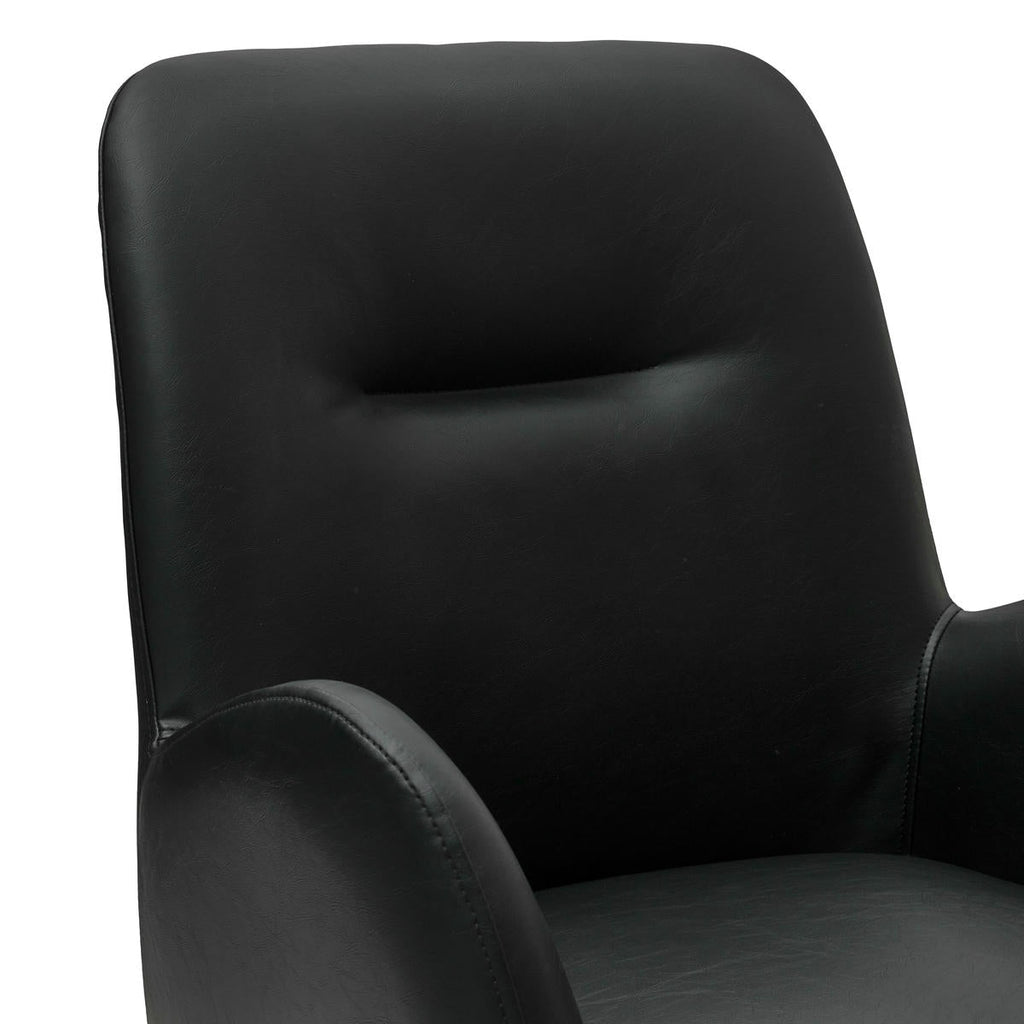 2er Set Esszimmerstühle mit Armlehne - Drehbar - Schwarz - FURNHOUSE