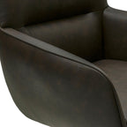 2er Set Esszimmerstühle mit Armlehne - Drehbar - Braun - FURNHOUSE