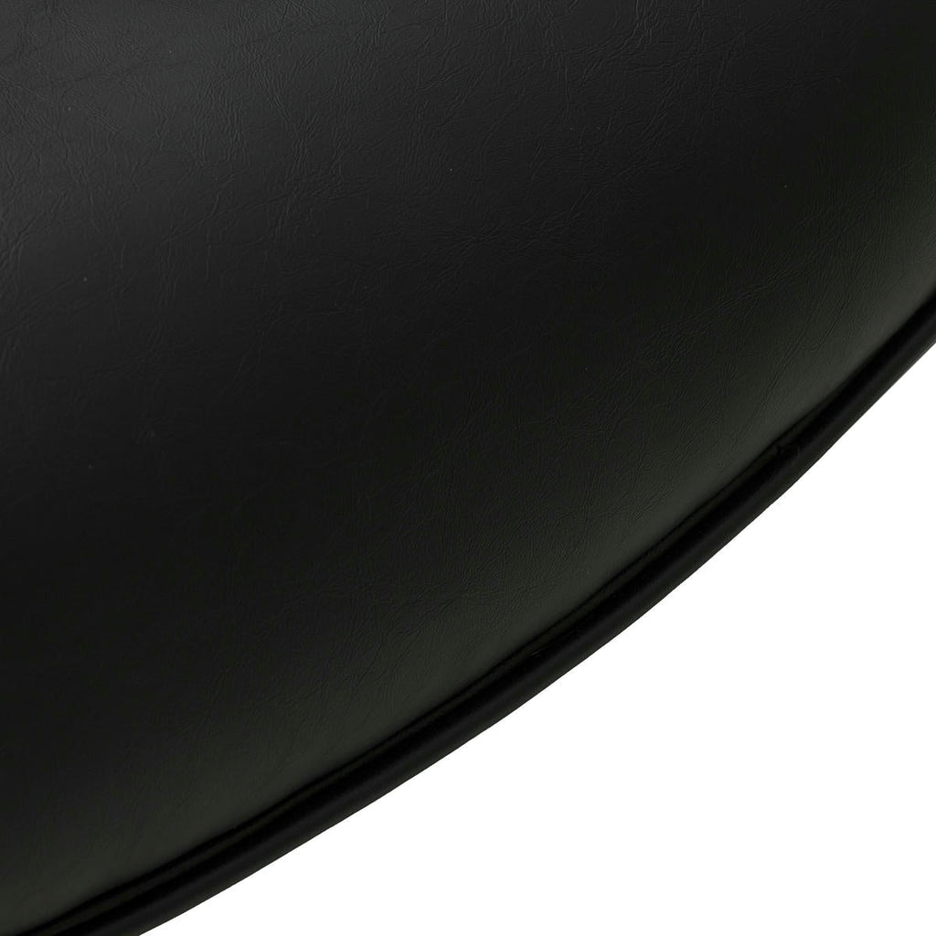 Jessica Esszimmerstühle mit Armlehne 2er Set - Drehbar, Kunstleder Schwarz - FURNHOUSE