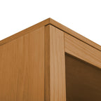 Highboard mit LED-Beleuchtung - 124 cm breit - Wildeiche - FURNHOUSE