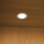 Highboard mit LED-Beleuchtung - 124 cm breit - Wildeiche - FURNHOUSE