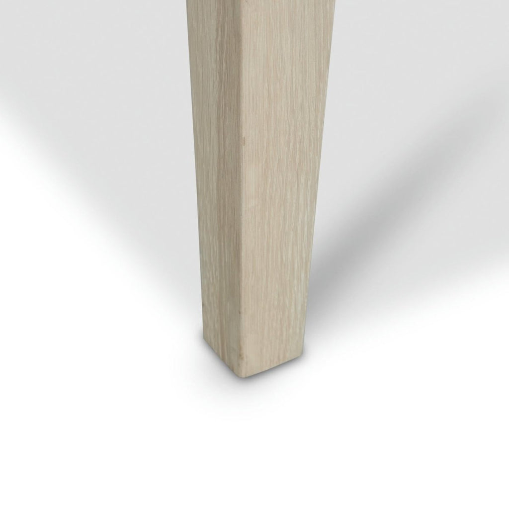 Kerteminde Rechteckiger Esstisch - 220x100 cm - Ausziehbar bis 320 cm - Eiche Weiß geöltes - FURNHOUSE