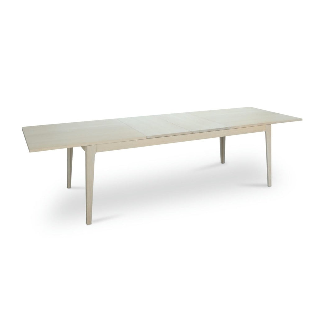 Kerteminde Rechteckiger Esstisch - 220x100 cm - Ausziehbar bis 320 cm - Eiche Weiß geöltes - FURNHOUSE