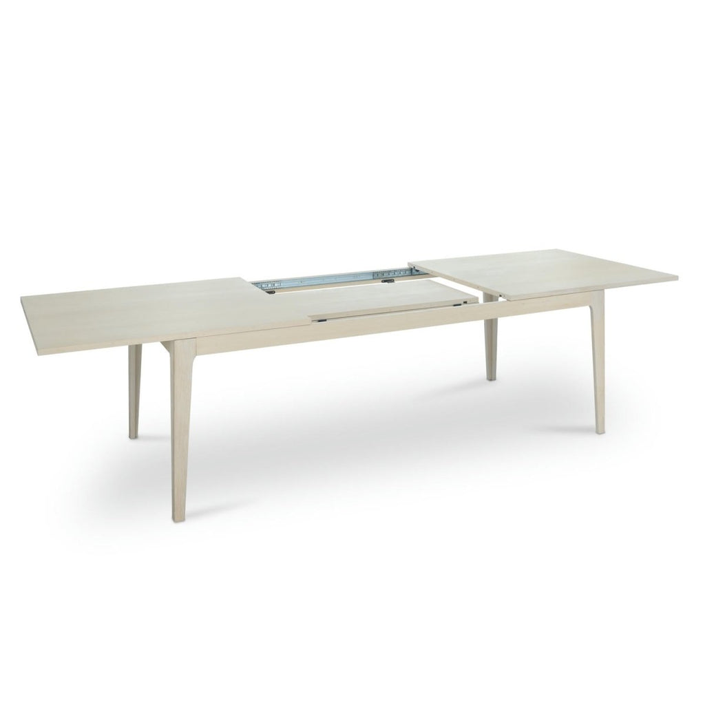 Kerteminde Rechteckiger Esstisch - 220x100 cm - Ausziehbar bis 320 cm - Eiche Weiß geöltes - FURNHOUSE