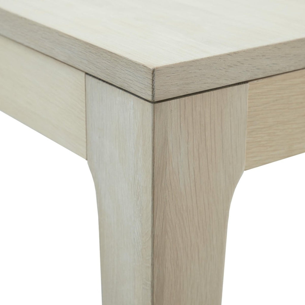 Kerteminde Rechteckiger Esstisch - 220x100 cm - Ausziehbar bis 320 cm - Eiche Weiß geöltes - FURNHOUSE