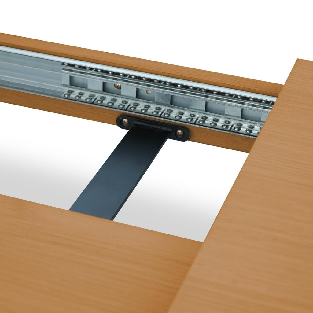 Kerteminde Rechteckiger Esstisch - 220x100 cm - Ausziehbar bis 320 cm - Wildeiche Natur - FURNHOUSE