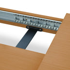 Kerteminde Rechteckiger Esstisch - 220x100 cm - Ausziehbar bis 320 cm - Wildeiche Natur - FURNHOUSE