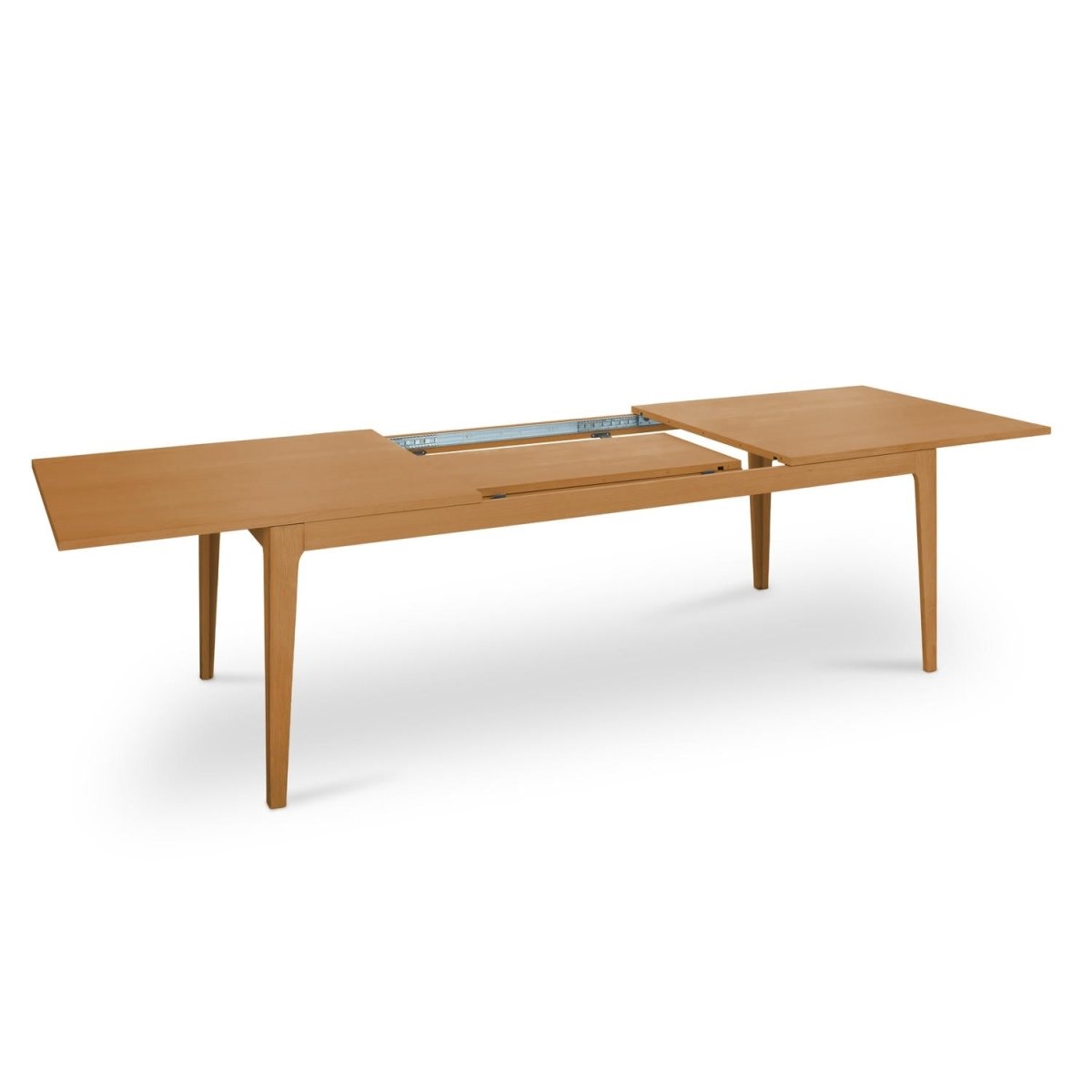 Kerteminde Rechteckiger Esstisch - 220x100 cm - Ausziehbar bis 320 cm - Wildeiche Natur - FURNHOUSE