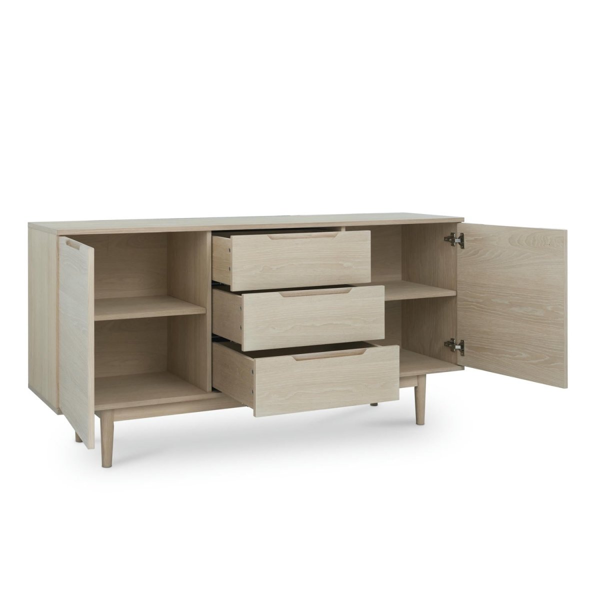 Kerteminde Sideboard mit 2 Türen - 160 cm breit - Eiche Weiß geöltes - FURNHOUSE