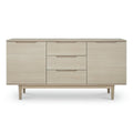 Sideboard Kerteminde 160 cm Eiche bianco von vorne