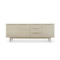 Sideboard Kerteminde 213 cm Eiche bianco von vorne