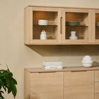 Kerteminde Sideboard mit 3 Türen - 213 cm breit - Eiche Weiß geöltes - FURNHOUSE